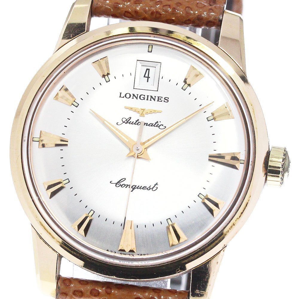 人気ブラドン コンクエスト LONGINES ロンジン K18YG _741997 メンズ