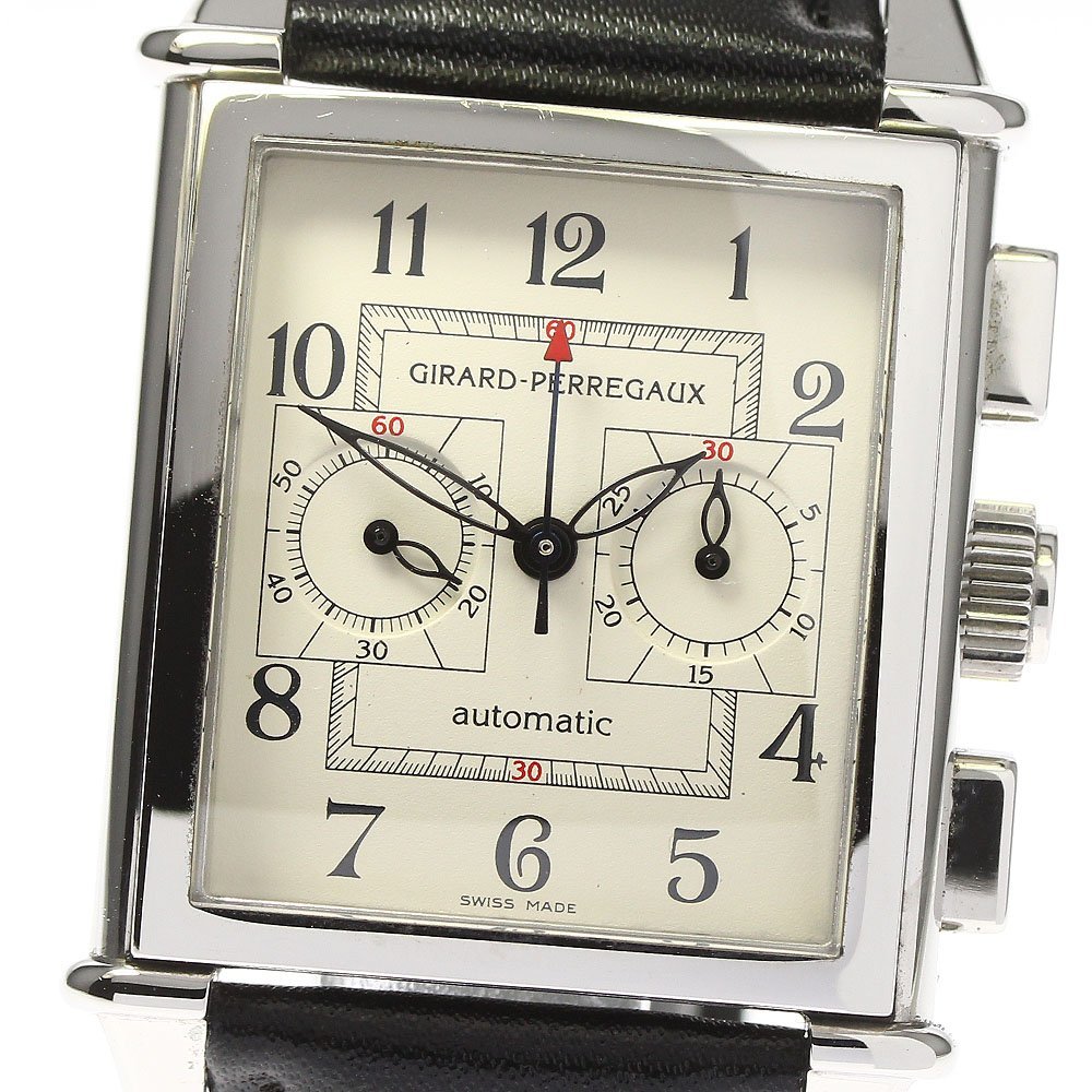 jila-ru*perugoGIRARD-PERREGAUX 2599 Vintage 1945 хронограф самозаводящиеся часы мужской _740745