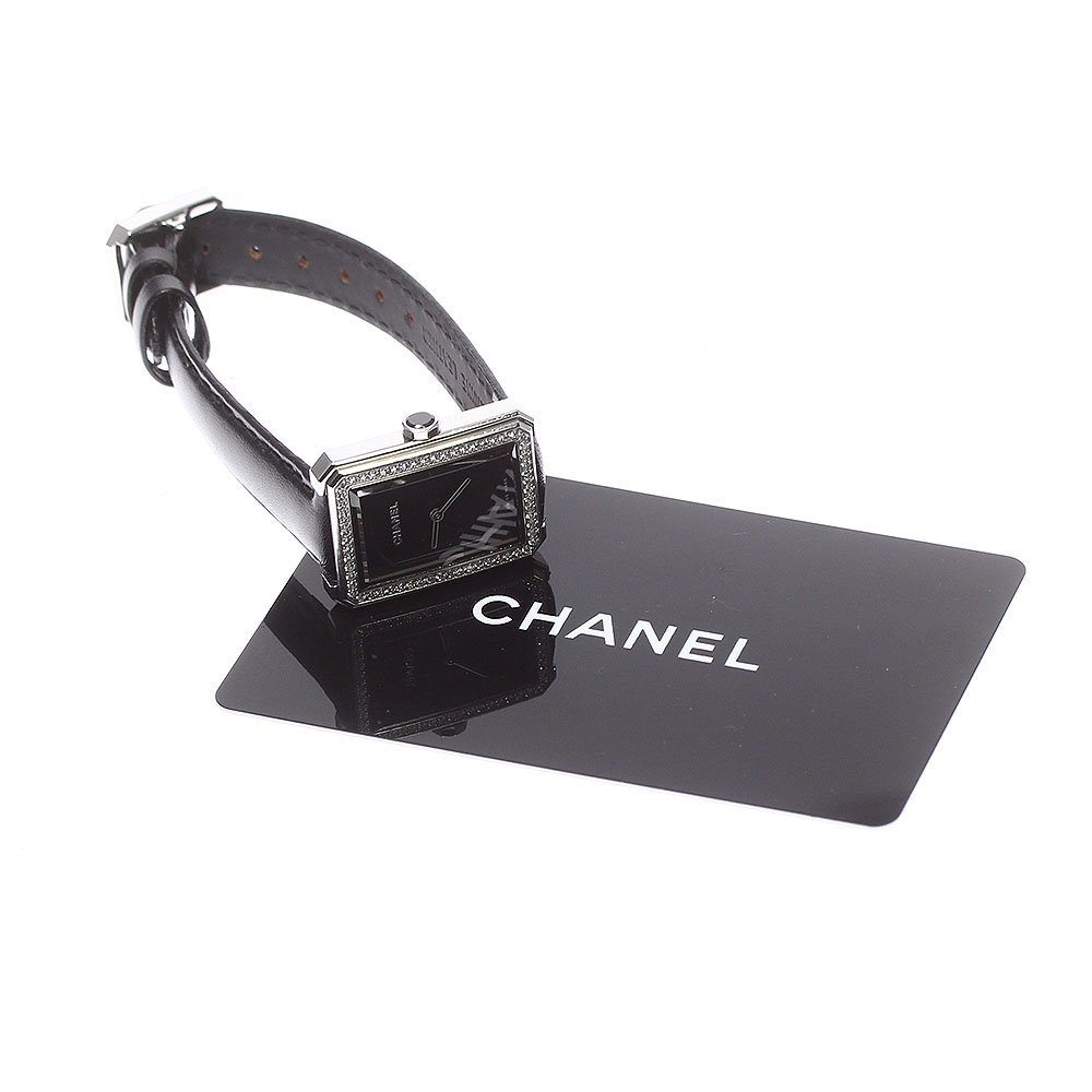 シャネル CHANEL H4884 ボーイフレンド ダイヤベゼル クォーツ レディース 保証書付き_744353【ev15】_画像2