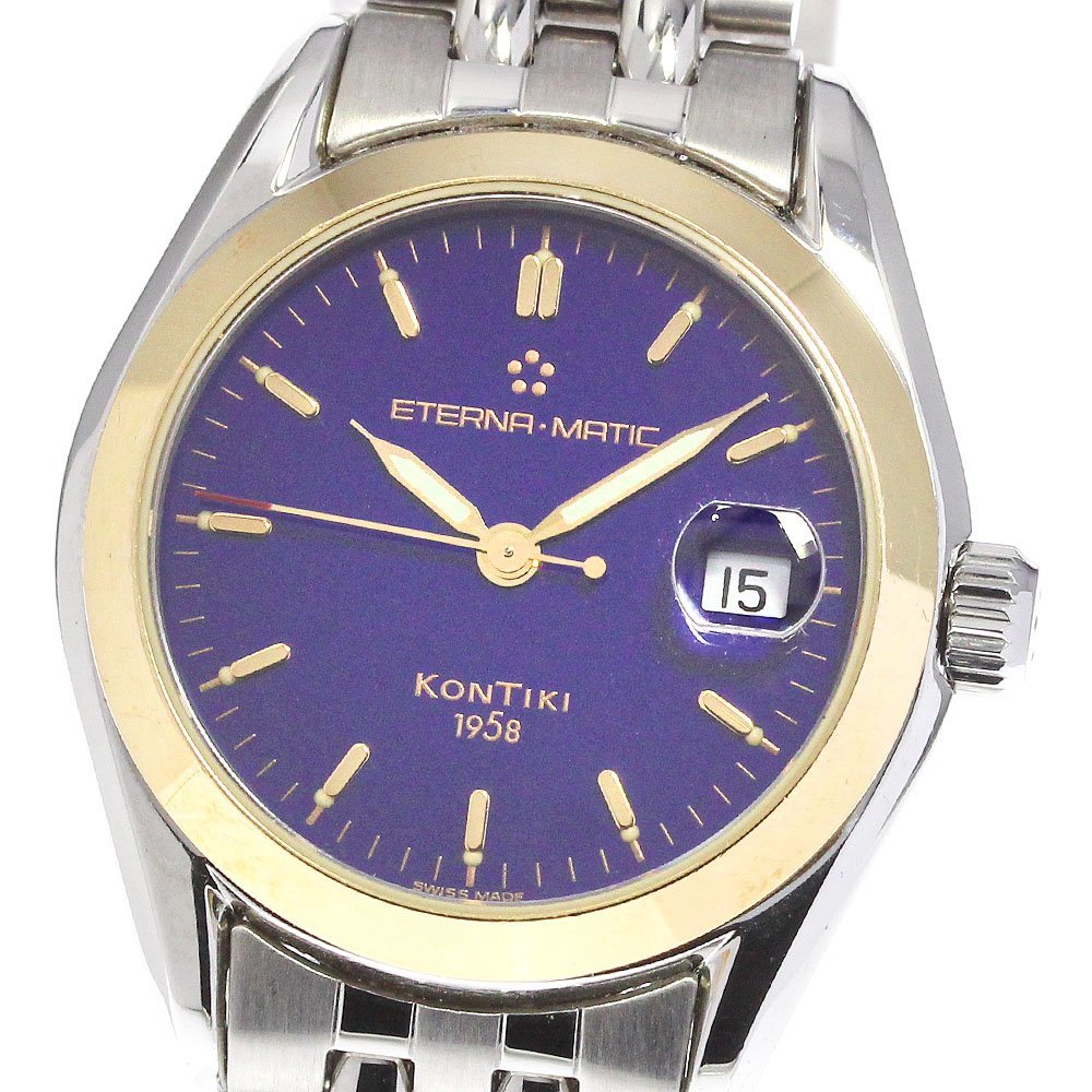  Eterna Eterna 1871.47 Eterna matic Conti ki Date self-winding watch lady's _746457