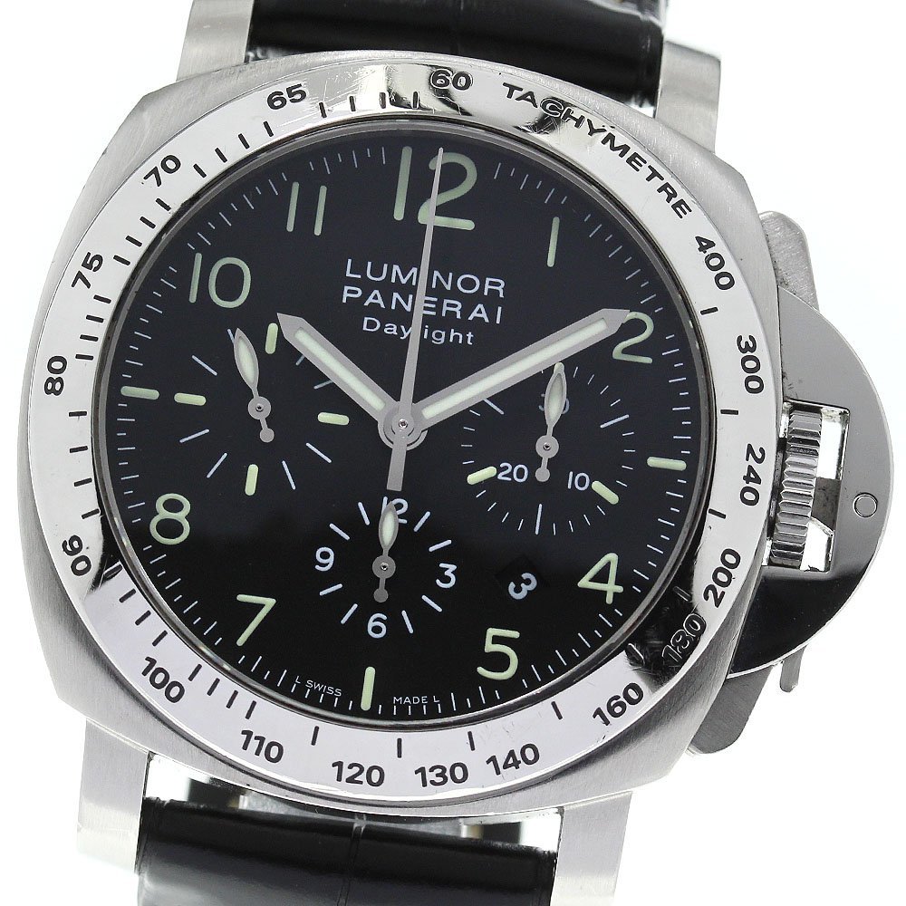 パネライ PANERAI PAM00196 ルミノール デイライト クロノグラフ 自動巻き メンズ _743244【ev15】