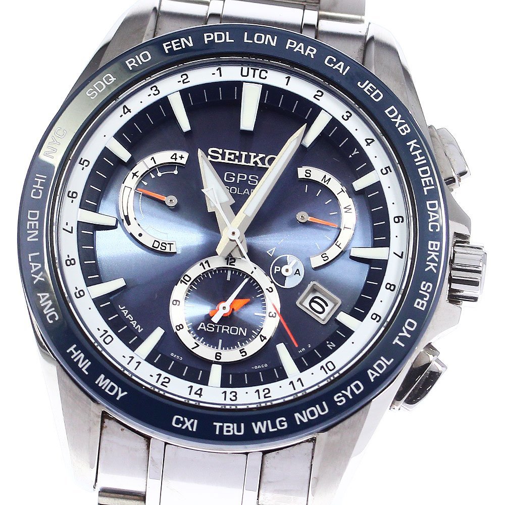 SEIKO アストロン8X53-0AD0-2 ソーラー電波 メンズ-