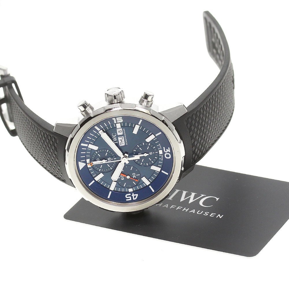 IWC IWC SCHAFFHAUSEN IW376805 アクアタイマー エクスペディション・ジャック=イヴ・クスト 自動巻き メンズ 保証書付き_744262_画像2