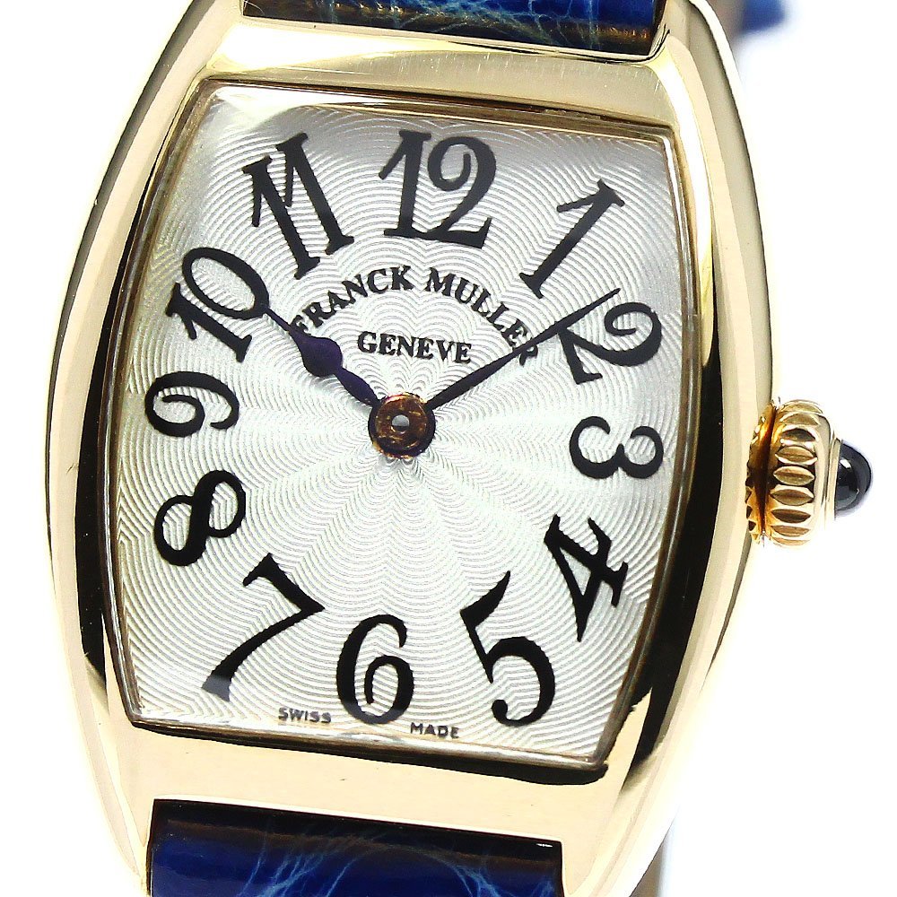  Franck Muller FRANCK MULLER 2251QZ tonneau car Beck s Inter midi eK18YG quartz lady's box * written guarantee attaching ._746597