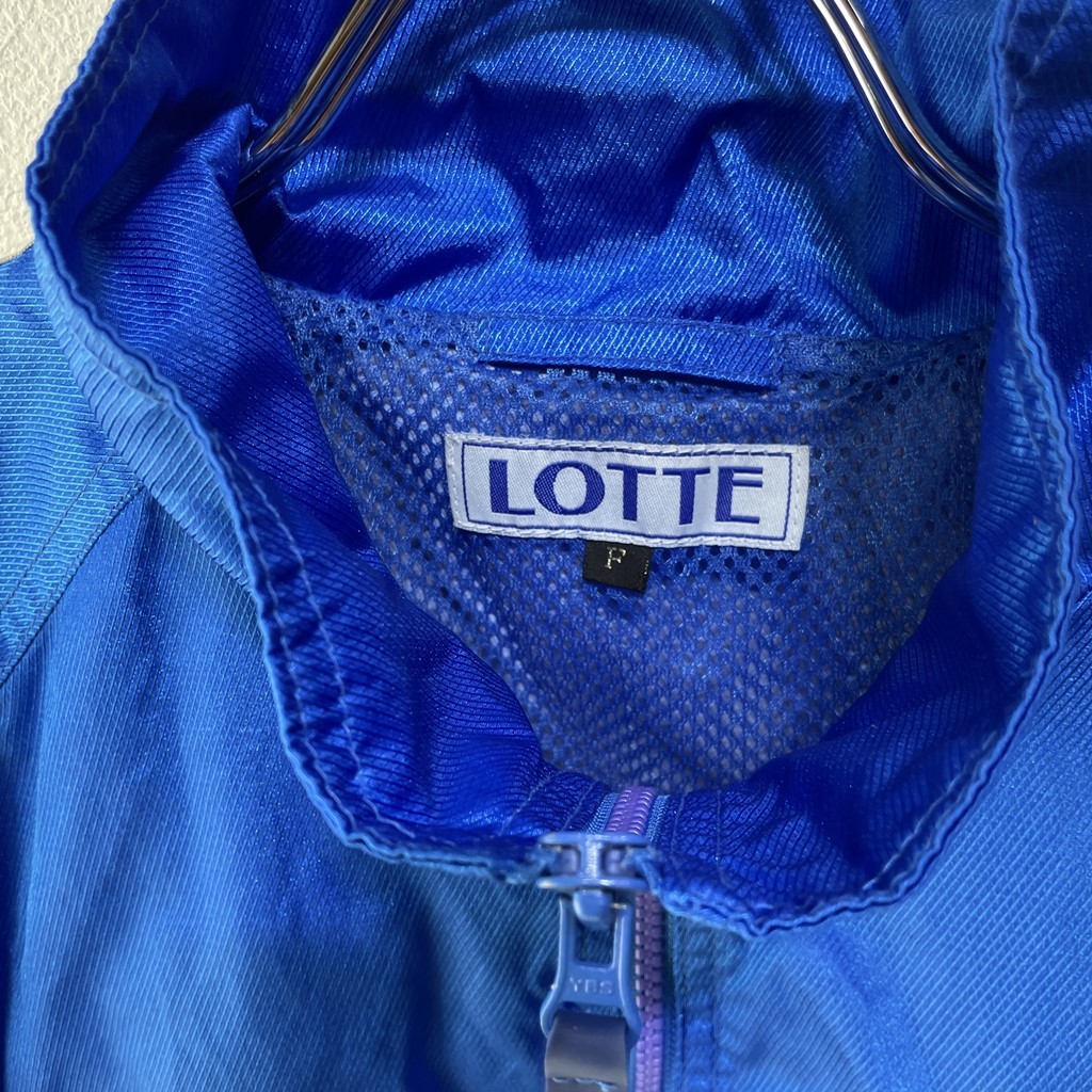 LOTTE/ロッテ　スタッフ　ジャンパー　フリーサイズ　青／ブルー　ナイロンジャケット　　G1443