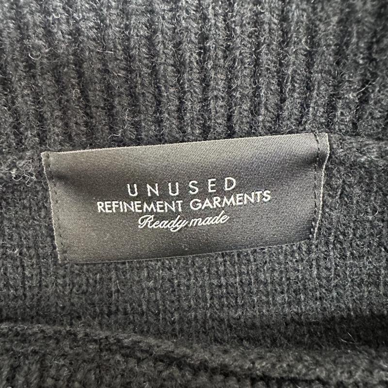 アンユーズド US2254 DAMAGE 5G WOOL KNIT ダメージ ボートネック