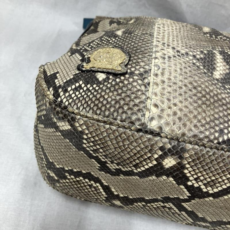 新作モデル ヘビ パイソンバッグ 大きめ未使用品 自宅保管品 42cm×29cm