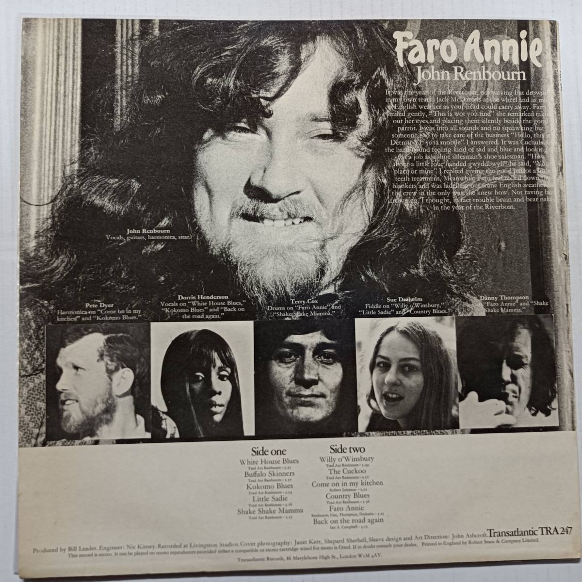  prompt decision beautiful goods JOHN RENBOURN Faro Annie UK original John * Len bo-nUK Fork YA