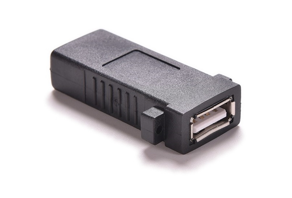 2個セット USB2.0 パネル取り付け用コネクター 送料120円 （電源 増設 充電 ソケット アダプター 延長）_画像1