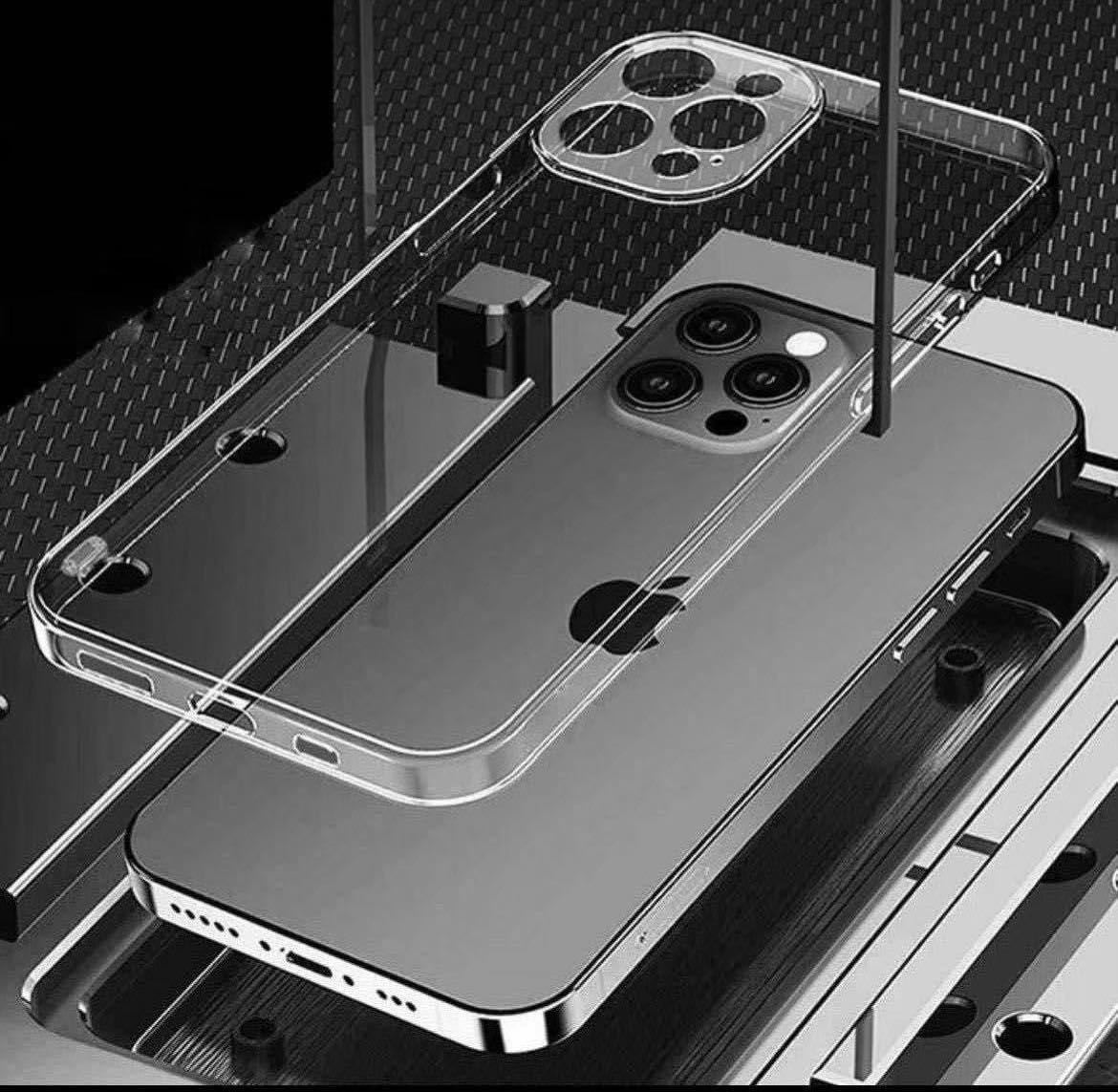 【iPhone14】カメラ保護付き耐衝撃クリアハードケース
