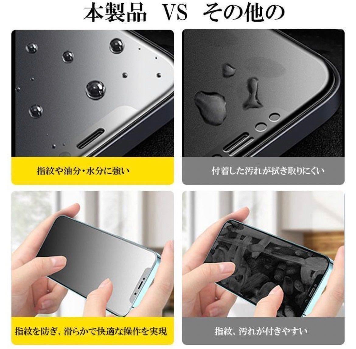 【iPhone14】全画面ガラスフィルム　マットタイプ　撥水加工_画像9