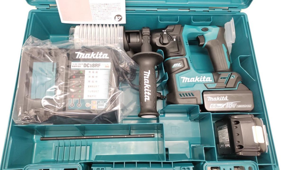 未使用】 MAKITA HR171DRGX 17mm 充電式ハンマドリル 純正18V6.0Ah