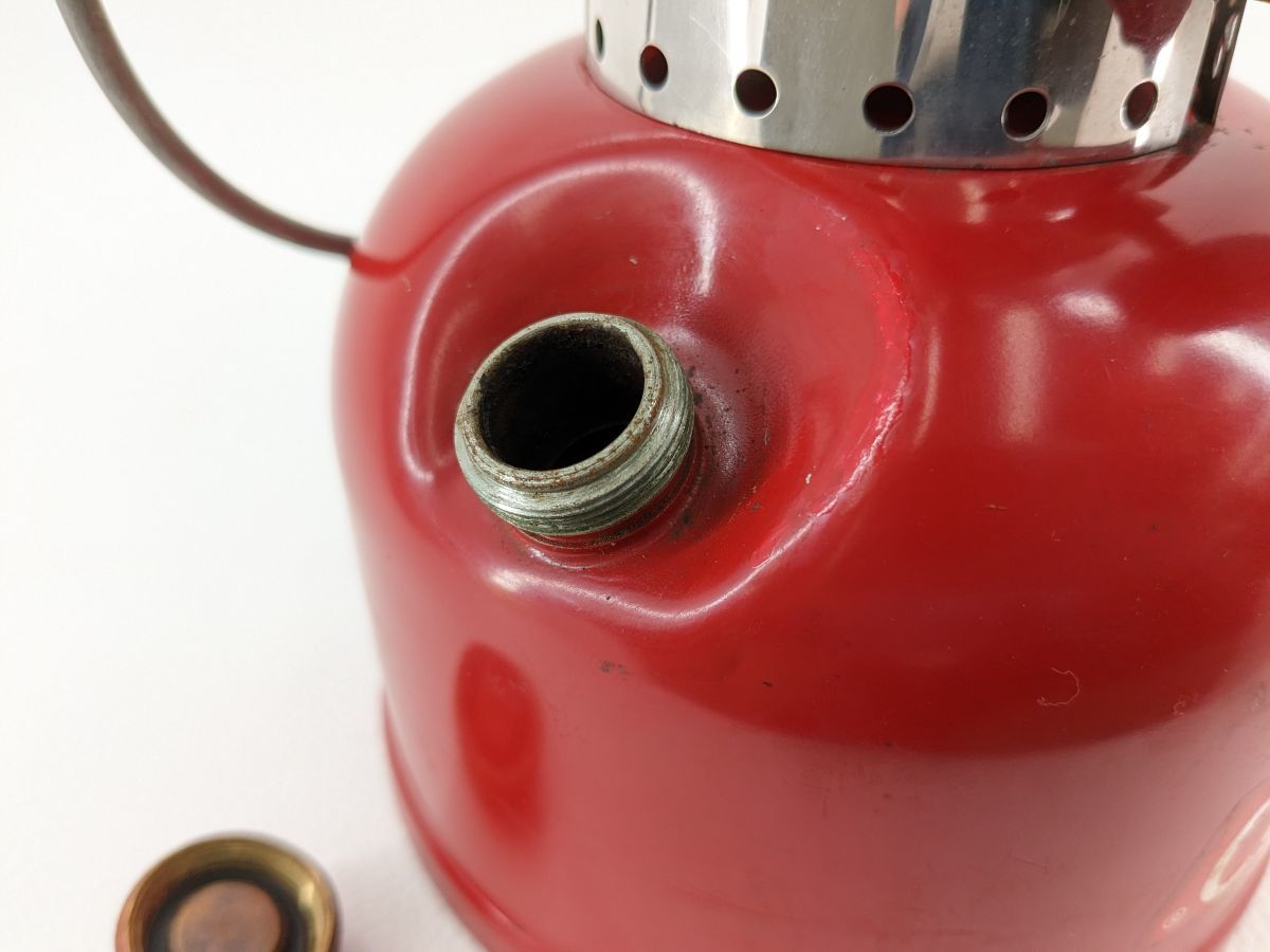 人気カラーの Coleman ガソリンランタン 200A 1962年10月 ホワイトガソリン ホワイトガソリンランタン