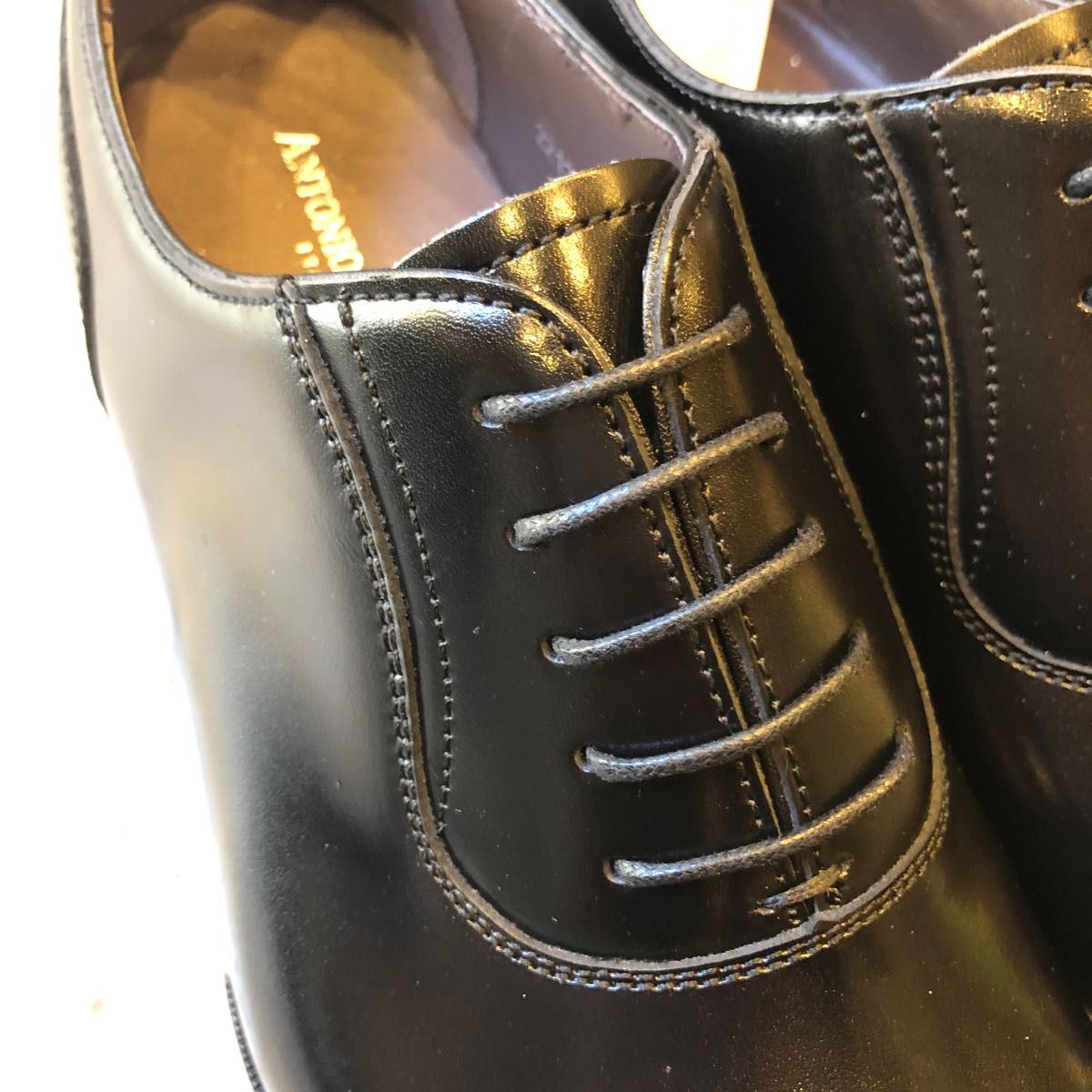 ANTONIO DUCATI 1640 メンズ　革靴　ビジネスシューズ　黒 27  メンズ革靴 ストレートチップ