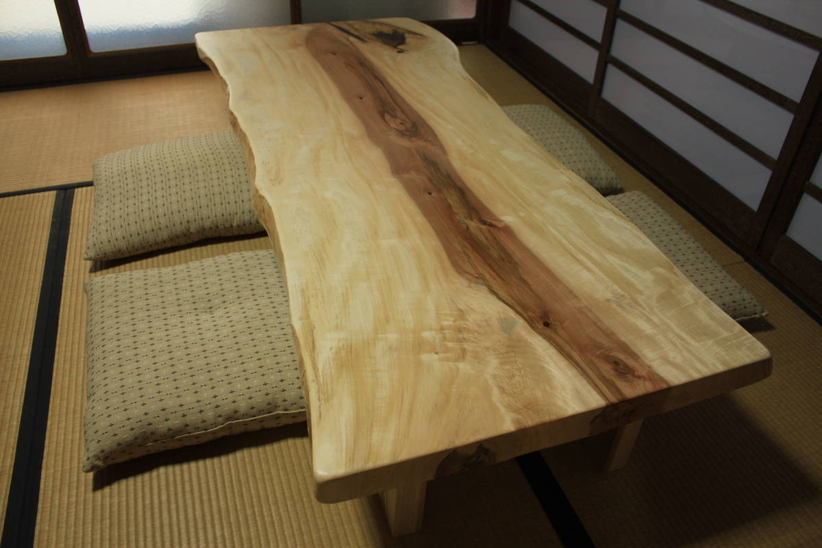 綺麗な杢 】格安売り切り!天然栃◇無垢一枚板◇最大幅76cm!ロー