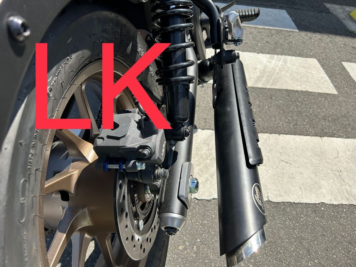 新型レブル250 2023年式モデル マフラーgem speed製 V3-