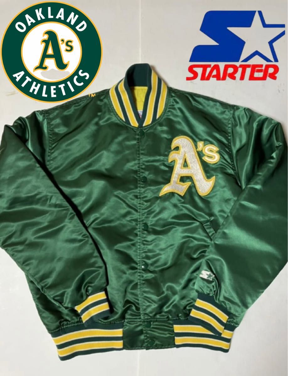 日本通販売 ☆Athletics アスレチックス スタジャン ジャケット