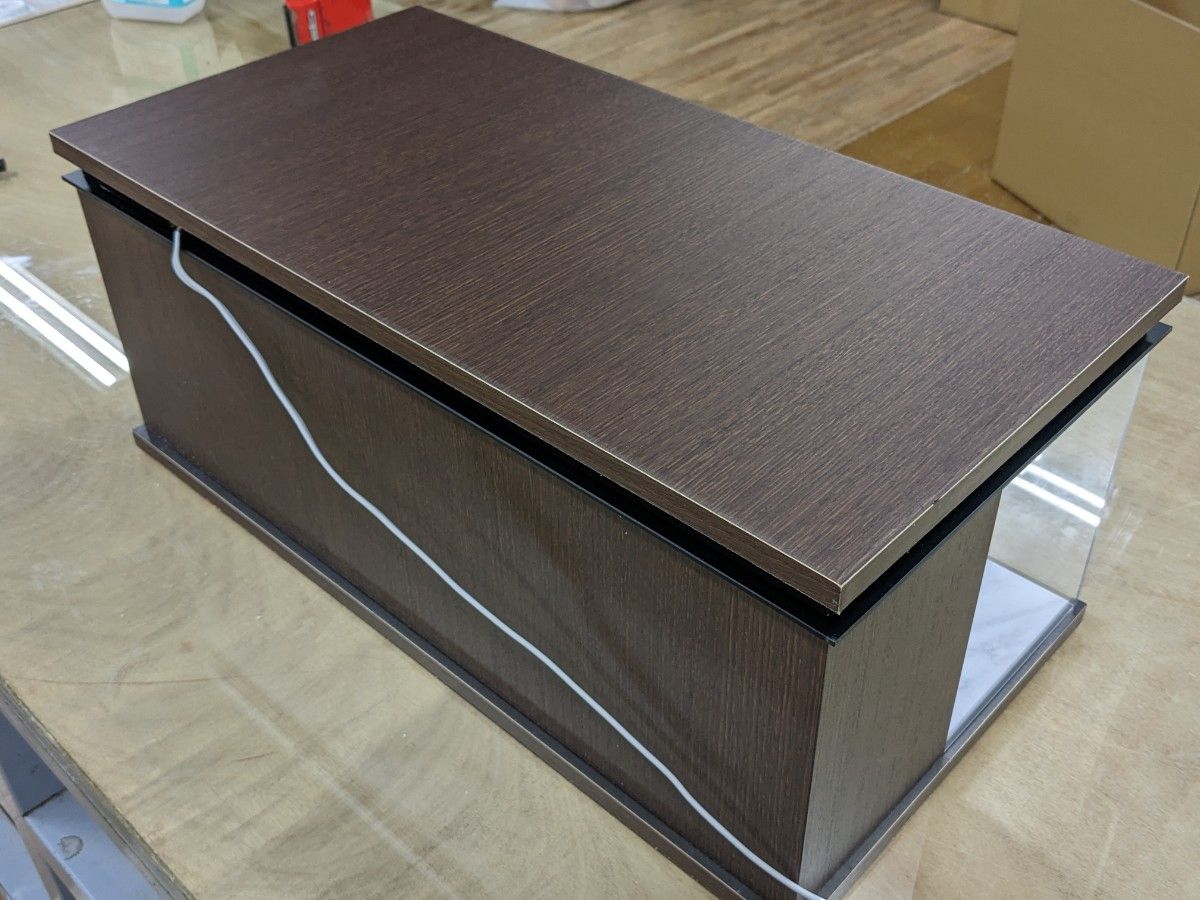 専用出品 アクリルショーケース 茶木目仕様