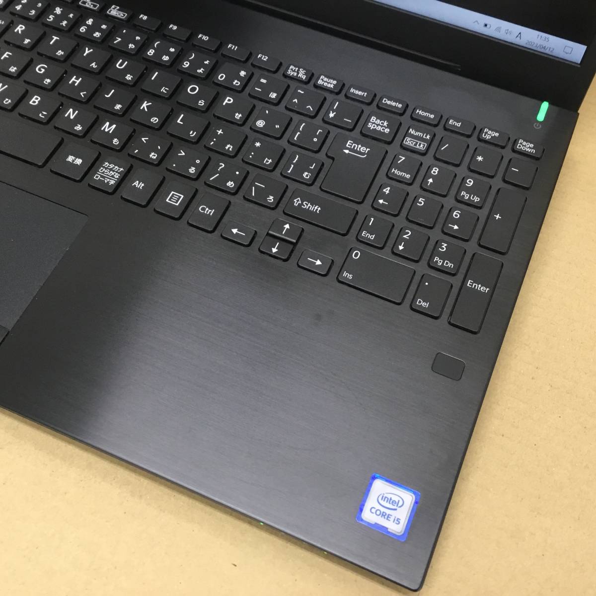 【2304040071】 ソニー ノートPC　VAIO VJS154C11N CI5(9300H)-2.4GHZ 8GB 756GB 15.6インチ　WIN10H カメラ WLAN BLUETOOTH 10キー