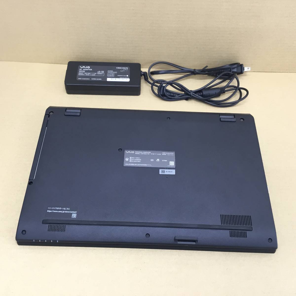 【2304040071】 ソニー ノートPC　VAIO VJS154C11N CI5(9300H)-2.4GHZ 8GB 756GB 15.6インチ　WIN10H カメラ WLAN BLUETOOTH 10キー