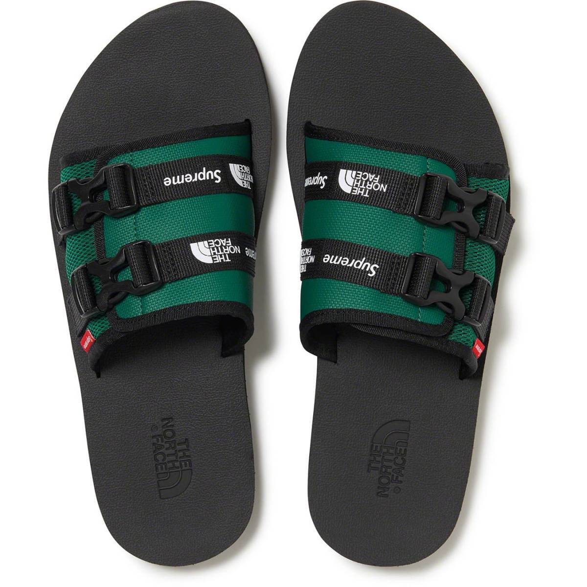  новый товар  нераспечатанный Supreme The North Face Trekking Sandal  зеленый  Dark Green 22SS  сандалии 