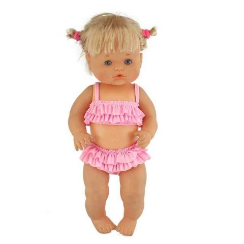 ドール服、ビキニ人形,42 cm,17インチ,ピンク色、ラブドール40cm水着_画像1