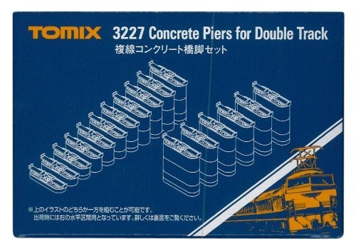 TOMIX Nゲージ 複線コンクリート橋脚セット 3227 鉄道模型用品_画像1