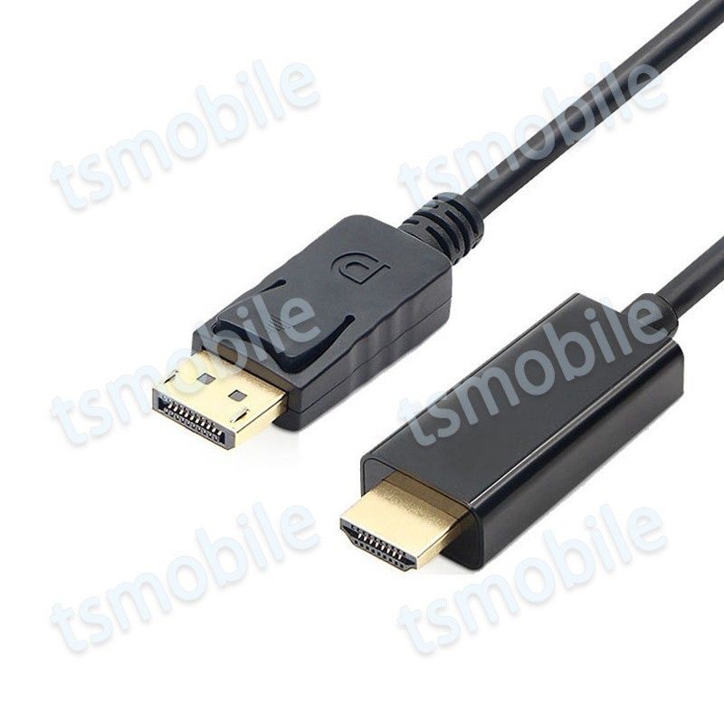 Displayport to HDMI 変換 ケーブル 1.8m dp hdmi 4K アダプタ オス DP HDMI ケーブル