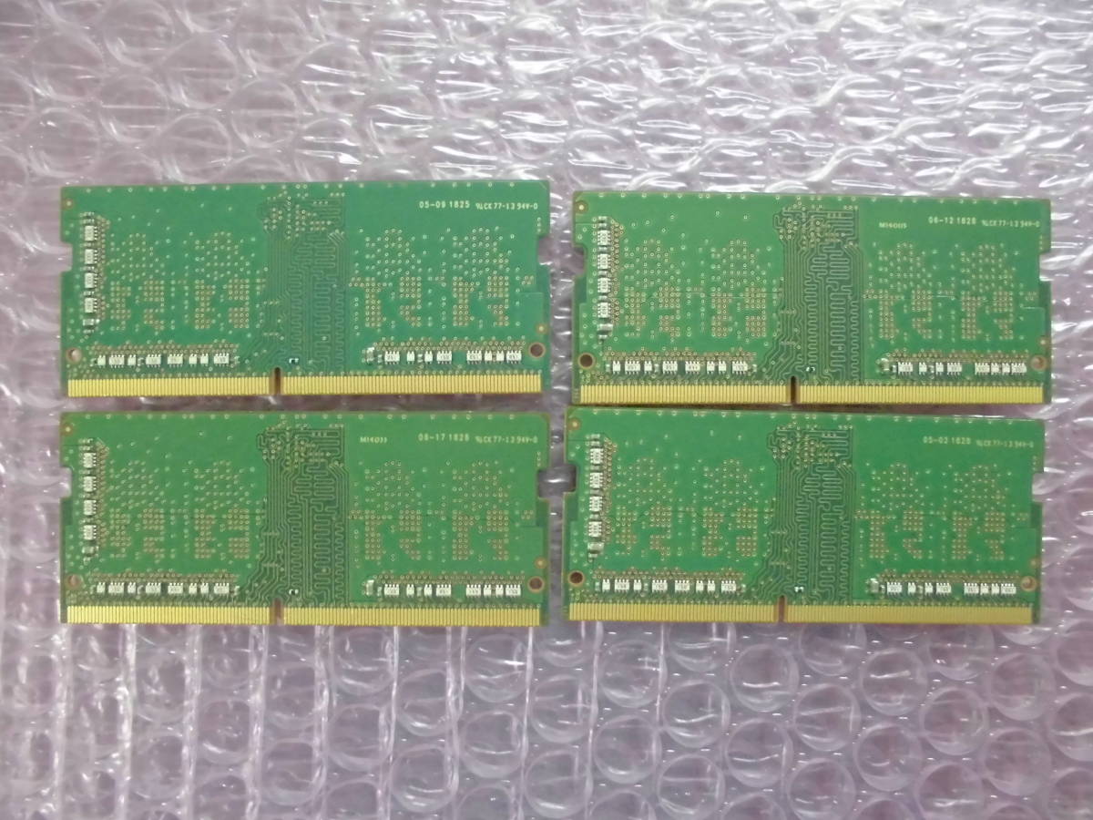718 SAMSUNG ノート用 4GB PC4-2400T 4枚セット 動作OK メモリ | orientemiraflores.edu.co