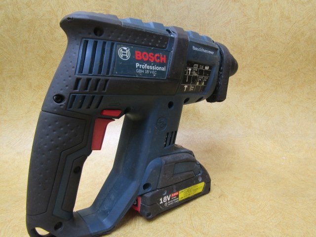 BOSCH ボッシュ　コードレスハンマドリル　GBH18V-EC　バッテリー4個付き　１８V_画像7