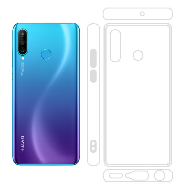 Huawei P30 Lite 透明 ソフト TPU ケース simmons.belem.br