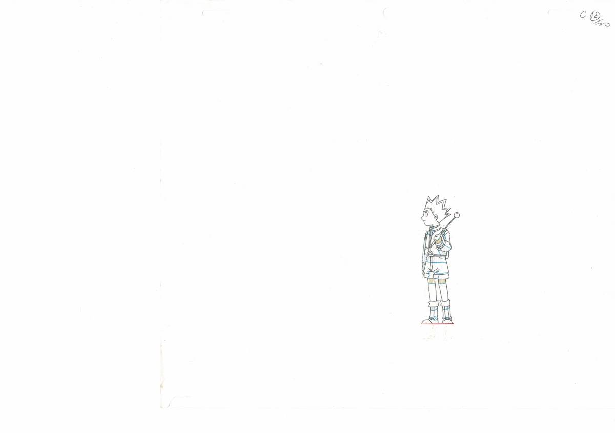 HUNTER×HUNTER Hunter Hunter gon cut aklapi Calle o rio cell picture animation original picture background ..... Shueisha weekly Shonen Jump [A335]