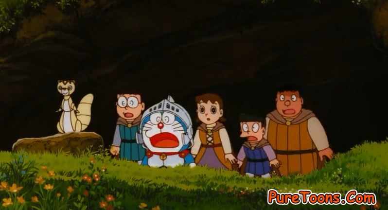  театр версия [ Doraemon рост futoshi . робот королевство ]1 cut комплект цифровая картинка автограф фон . исходная картина анимация cut пакет глициния .*F* не 2 самец газонная трава гора . Shogakukan Inc. [A65]