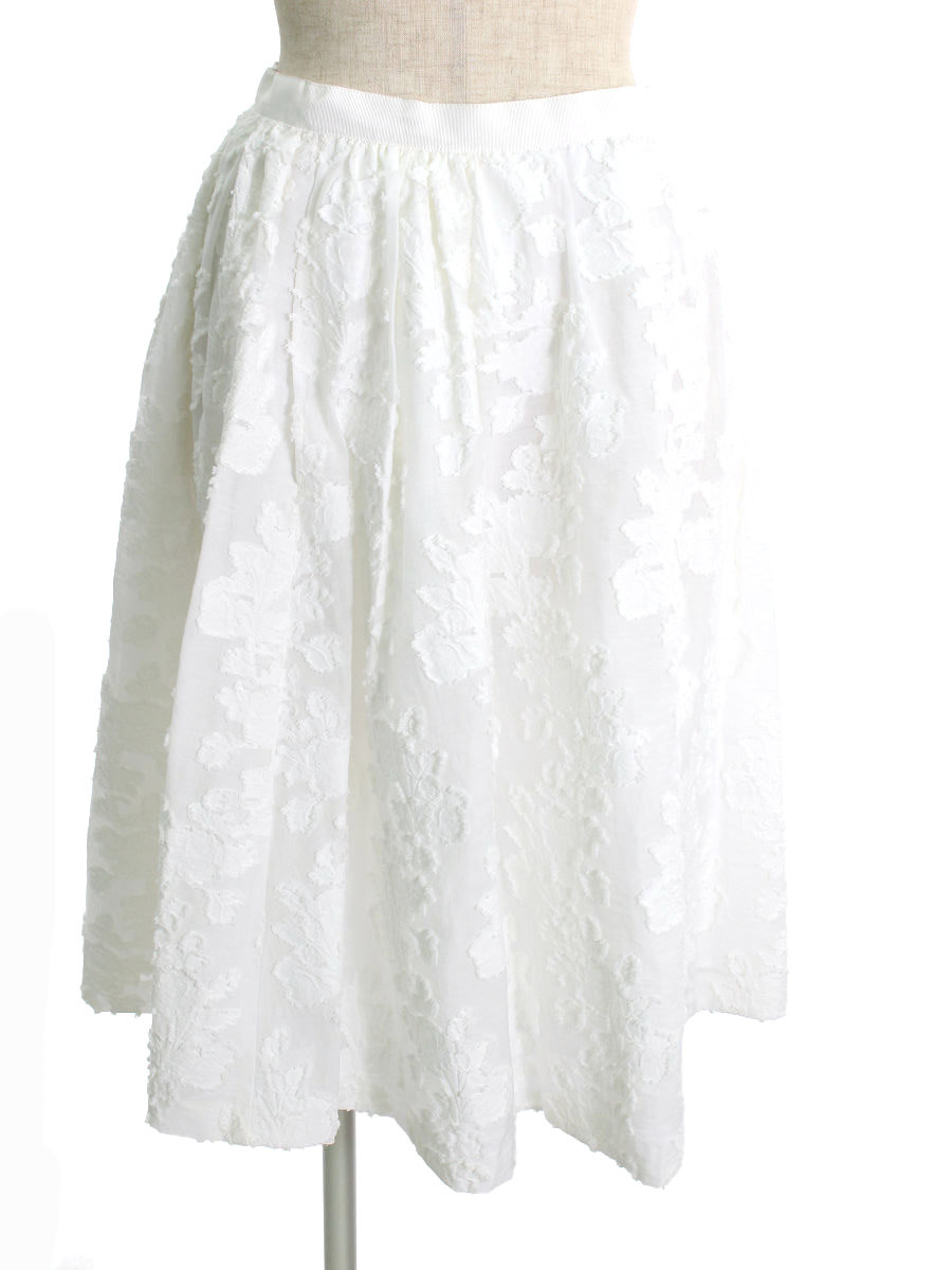 フォクシーニューヨーク collection スカート Rosette Fil Coupe Skirt 花柄 38