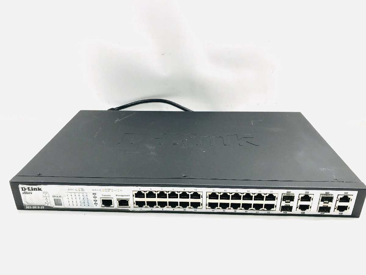 ★D-Link DES-3810-28 L3スイッチ★_画像1