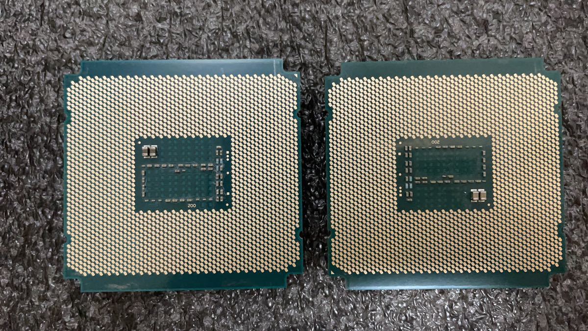 Intel xeon E5-2699v3 2個セット□ 正規完動品@送料無料□HP DELL
