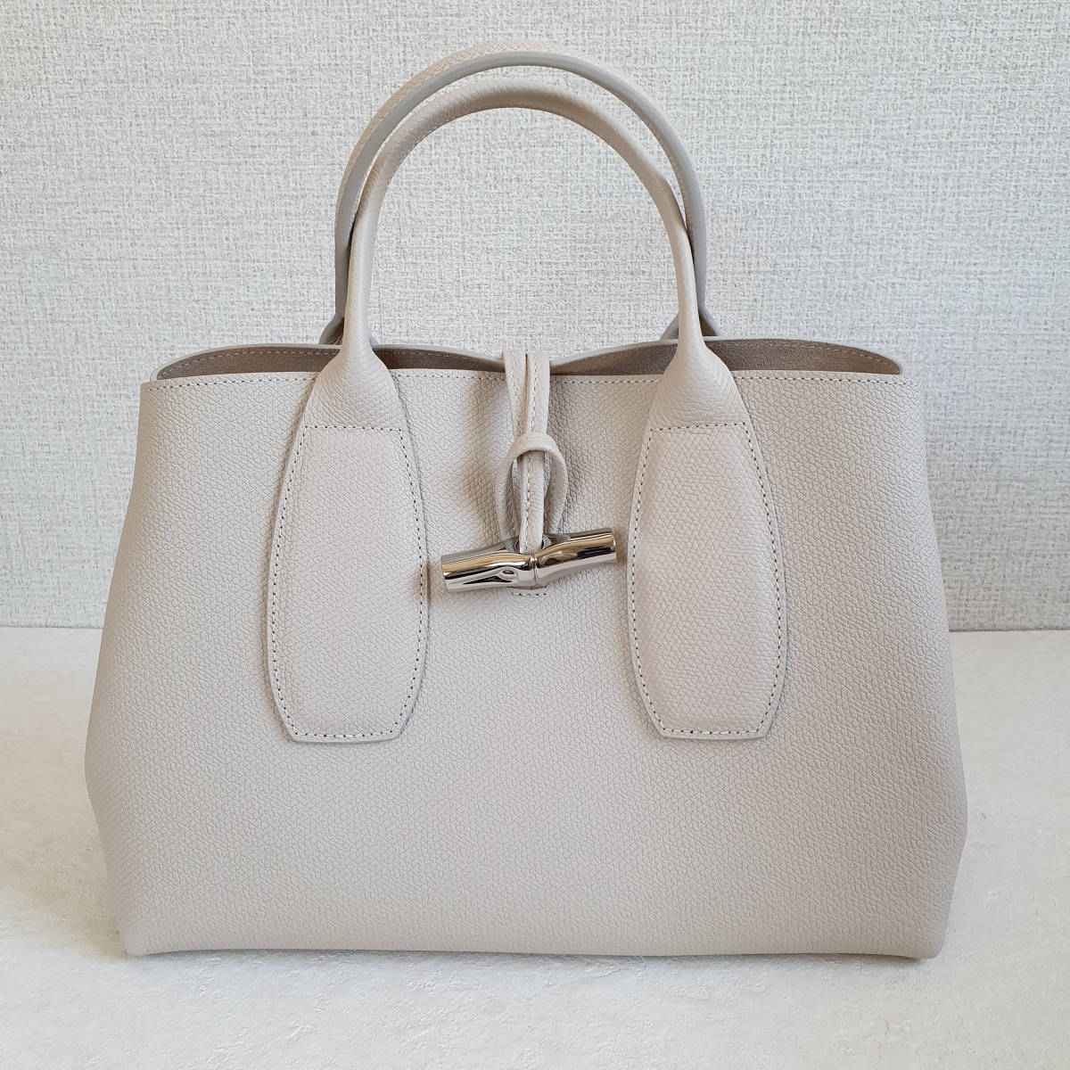 新品・未使用】LONGCHAMP ロンシャン ロゾ トップハンドルバッグM