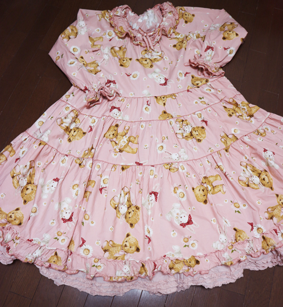 ○ピンクハウス○新品同様 ひな菊ロンド 2枚仕立てのティアード