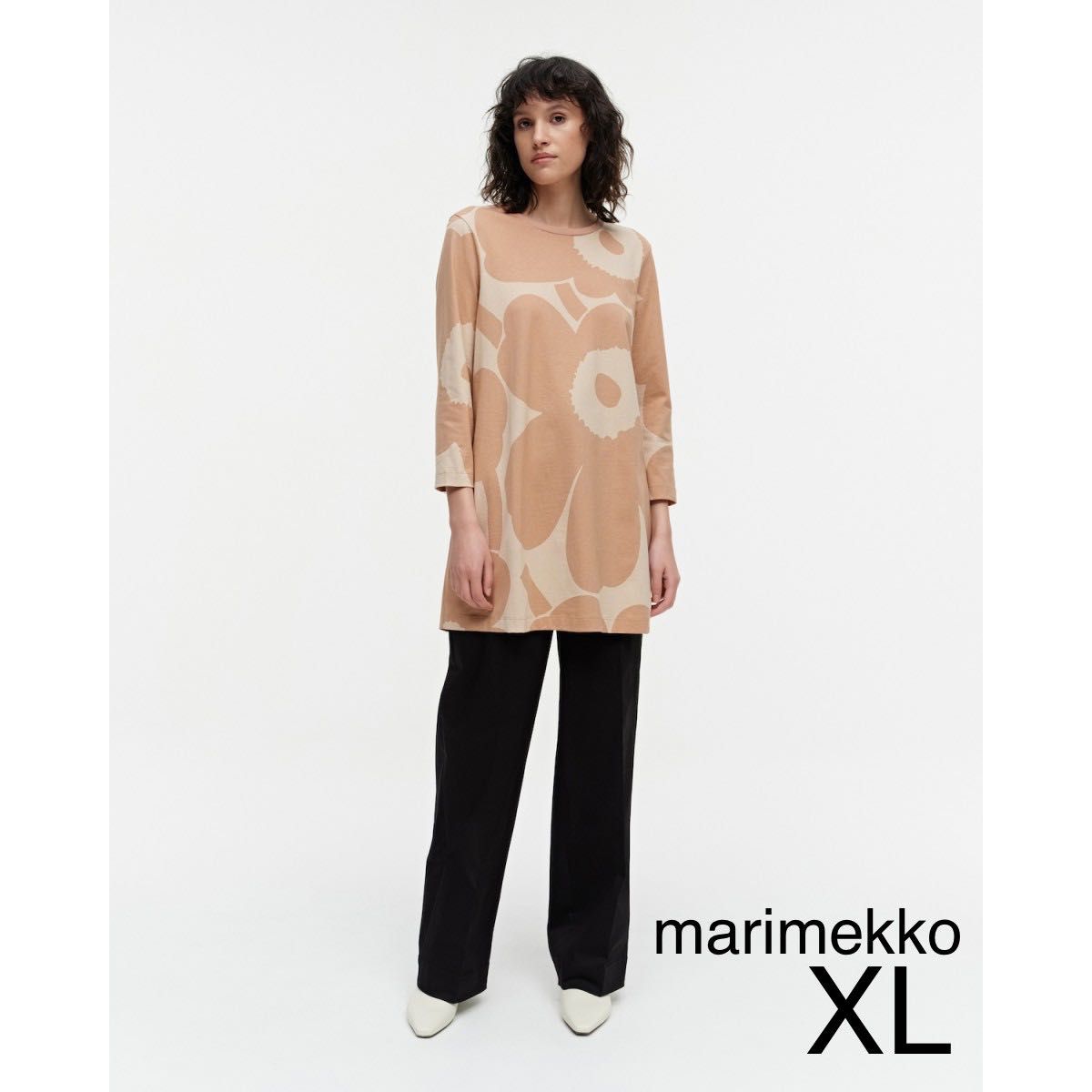 マリメッコ  marimekko Reliefi Unikko チュニック　ワンピース　ウニッコ