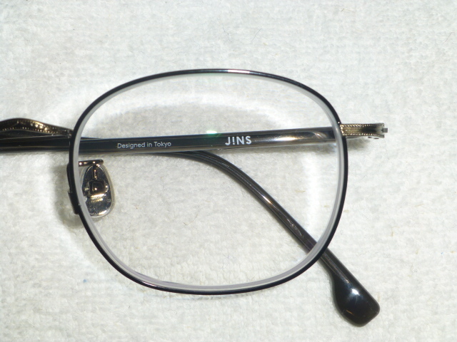 JINS Classic 1980’s ●発売後まだ1年未満 現行品 1980年代を再現！ 丸メガネ を融合したような ウェリントン チタン 9,900円 MTF-22S-129_画像2