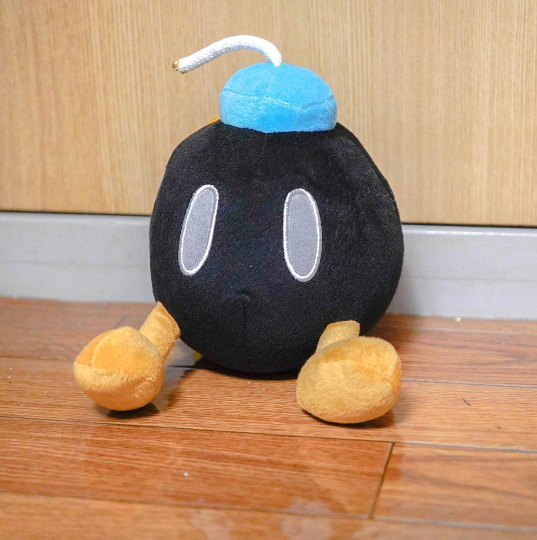 ぬいぐるみ ボムヘイ ボムへい　ボム兵　マリオ　爆弾　20cm【おまけ付】_画像4