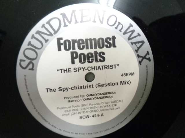 FOREMOST POETS/THE SPY-CHIATRIST/4663