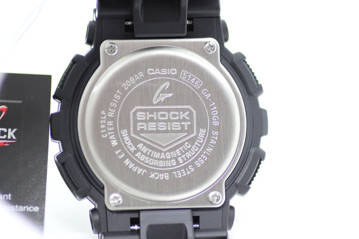 ■未使用・送料無料■ 【カシオ】 腕時計 G-SHOCK GA-110GB-1AER（海外モデル）Black × Gold Series（ブラック×ゴールドシリーズ）_画像10