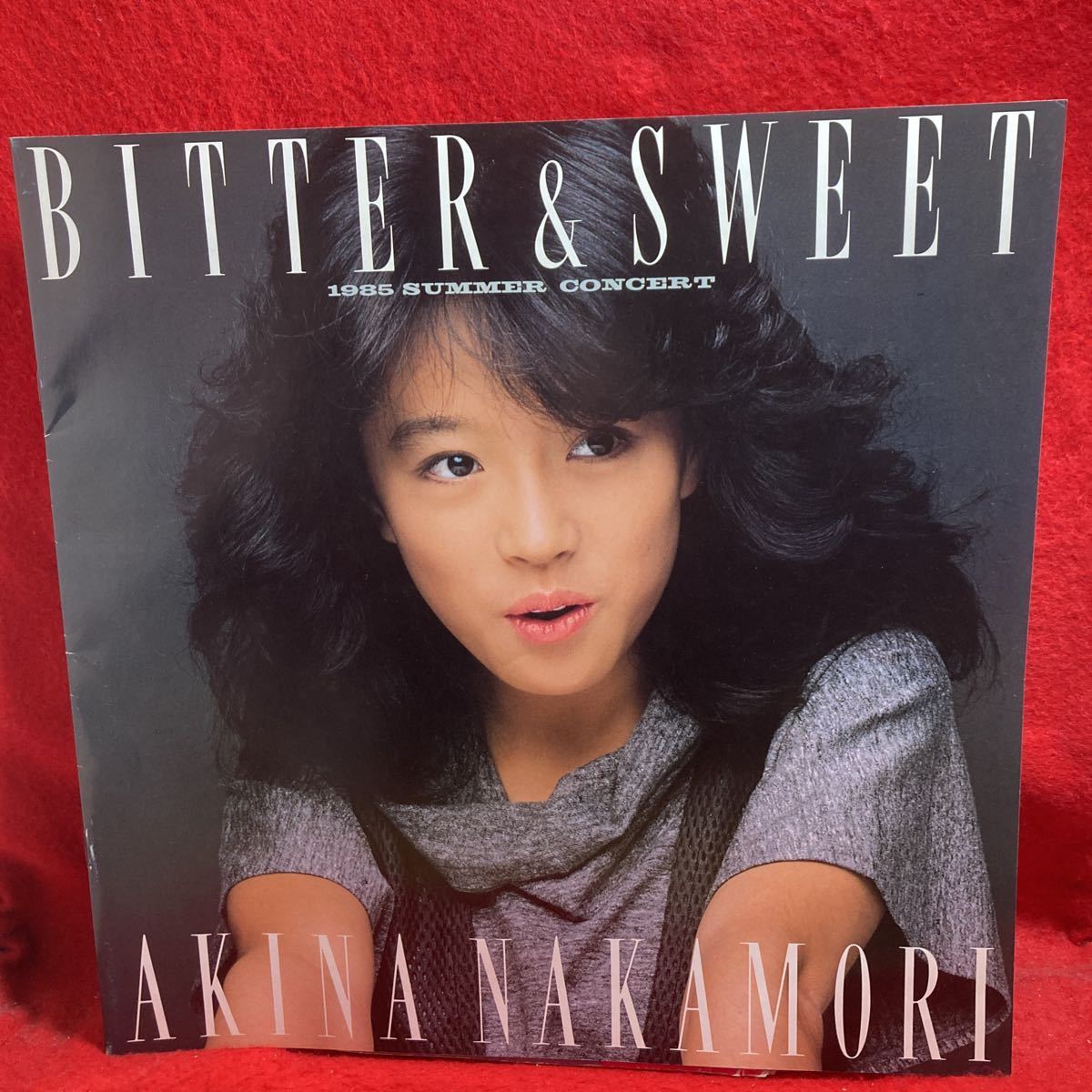 0 Nakamori Akina AKINA NAKAMORI BITTER & SWEET 1985 SUMMER CONCERT pamphlet bita-& sweet 