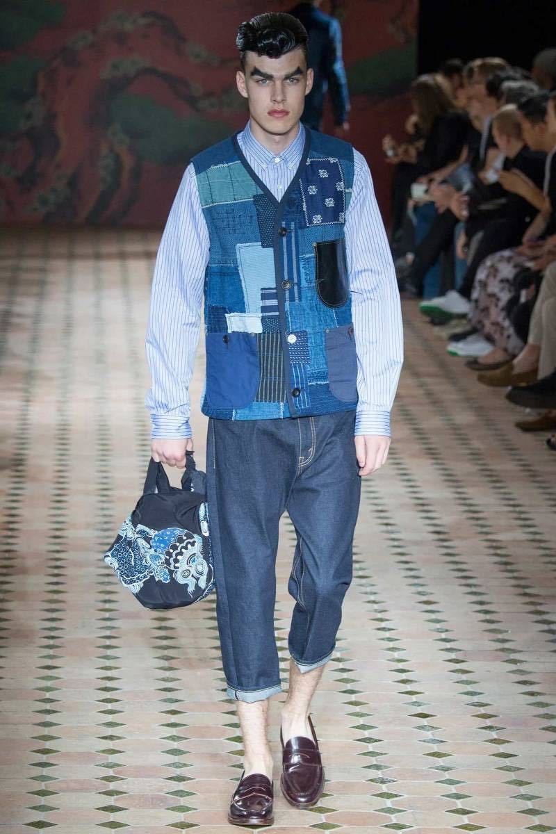 junya watanabe man ジュンヤワタナベマン 15ss 刺子パッチワーク