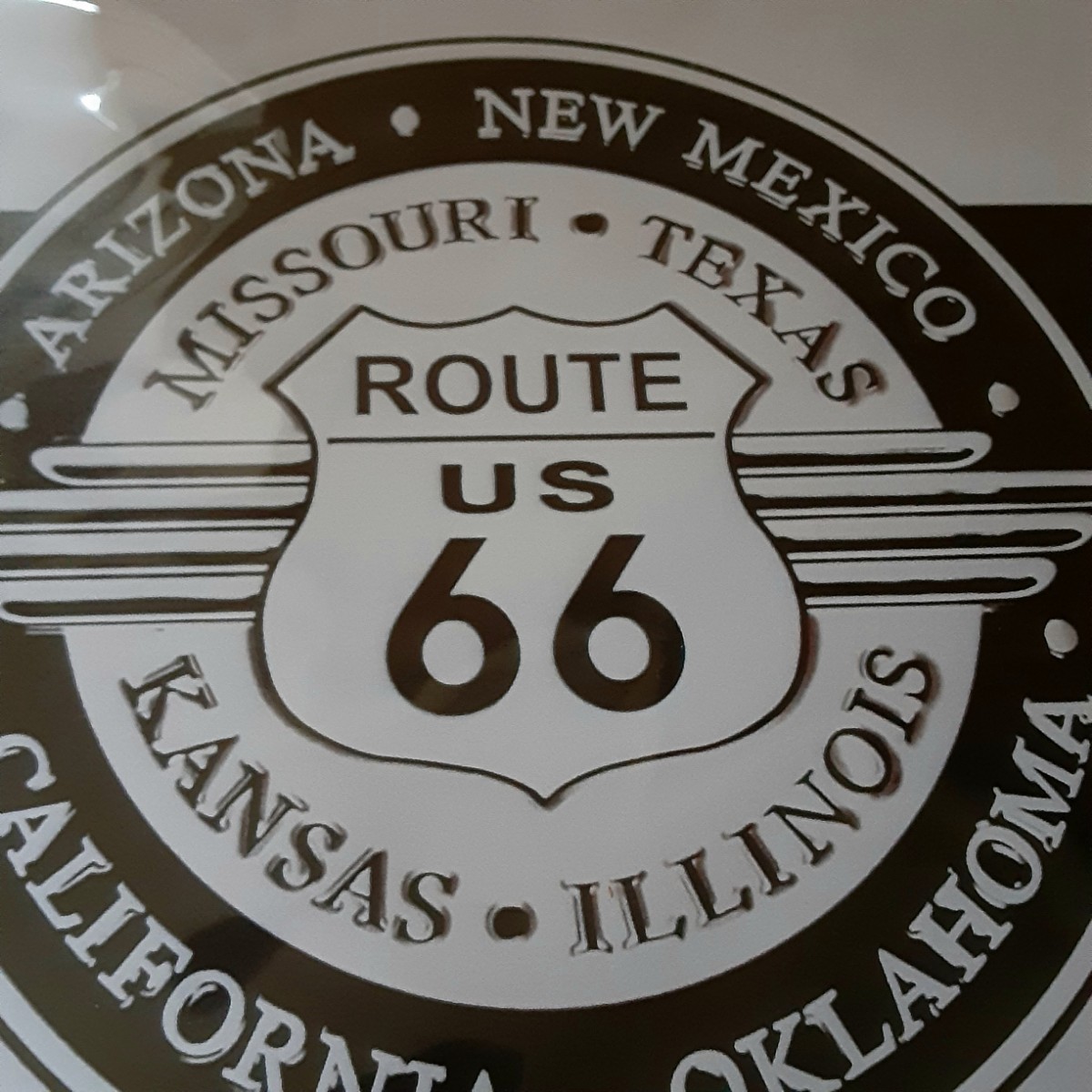 新品ROUTE66 ヴィンテージ調インテリアプレート3枚セット