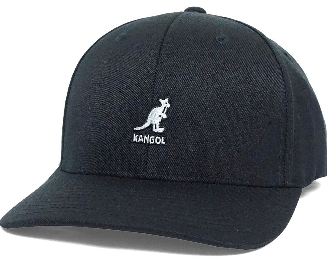 KANGOL カンゴール キャップ Wool Flexfit Baseball ウール フレックスフィット ベールボール ブラック