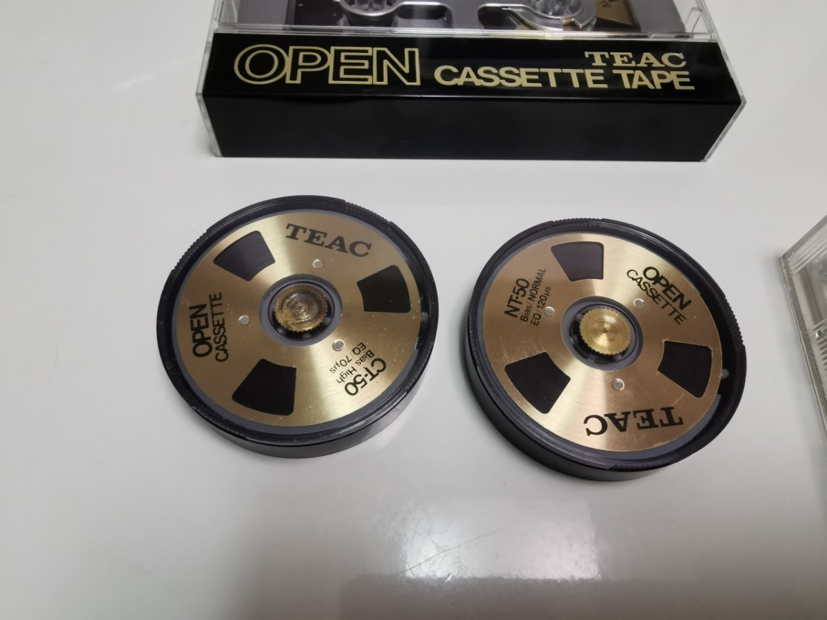 カセットテープ TEAC ティアック OPEN CASSETTE RH-1 NT-50 SOUND 46X