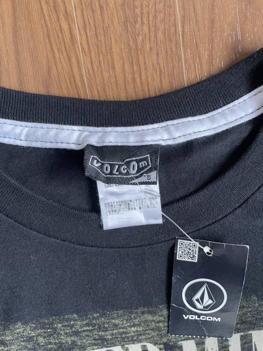 VOLCOM WATER STONE SS Tシャツ 新品未使用品、紙タグ付き ブラック ボルコム ニルヴァーナ Nevermind ダスティン・ドリン ライダー_画像4