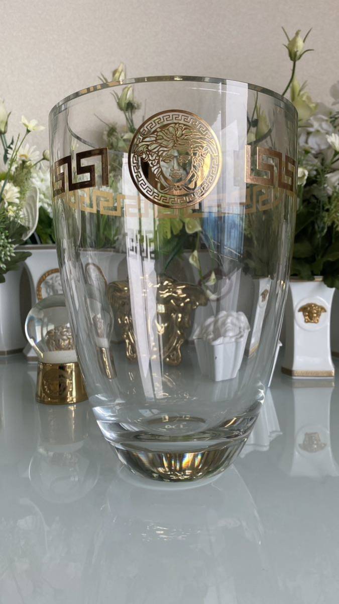  Versace .versace Rosenthal Rosenthal vase flower base huge 